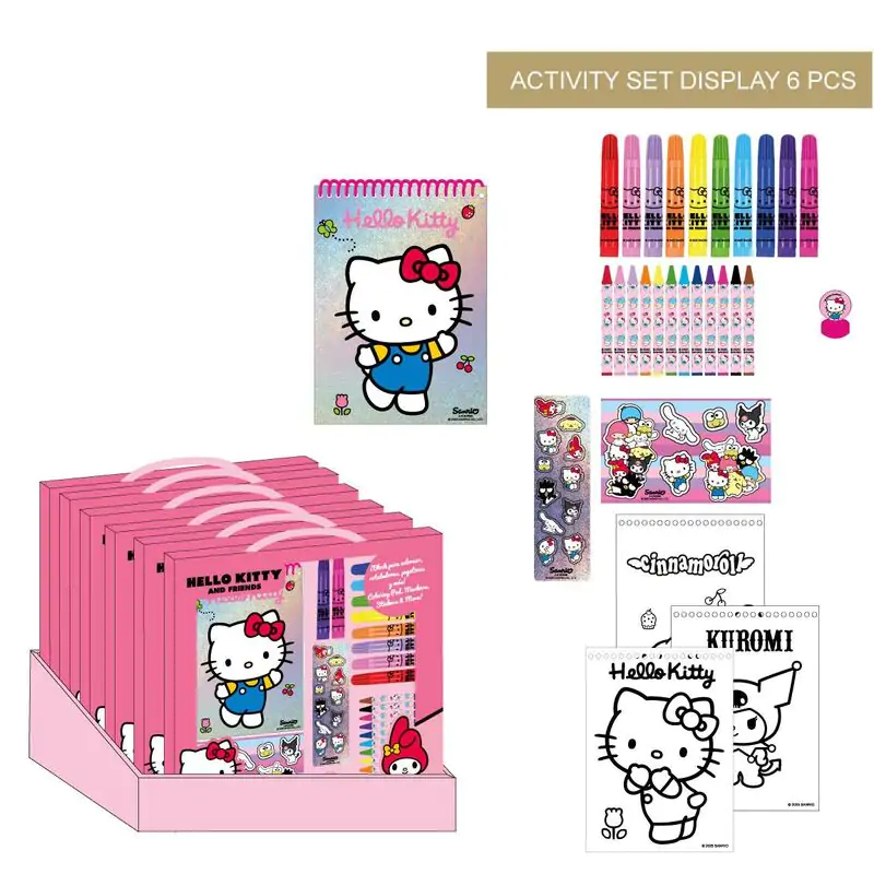 Hello Kitty colouring stationery set product photo