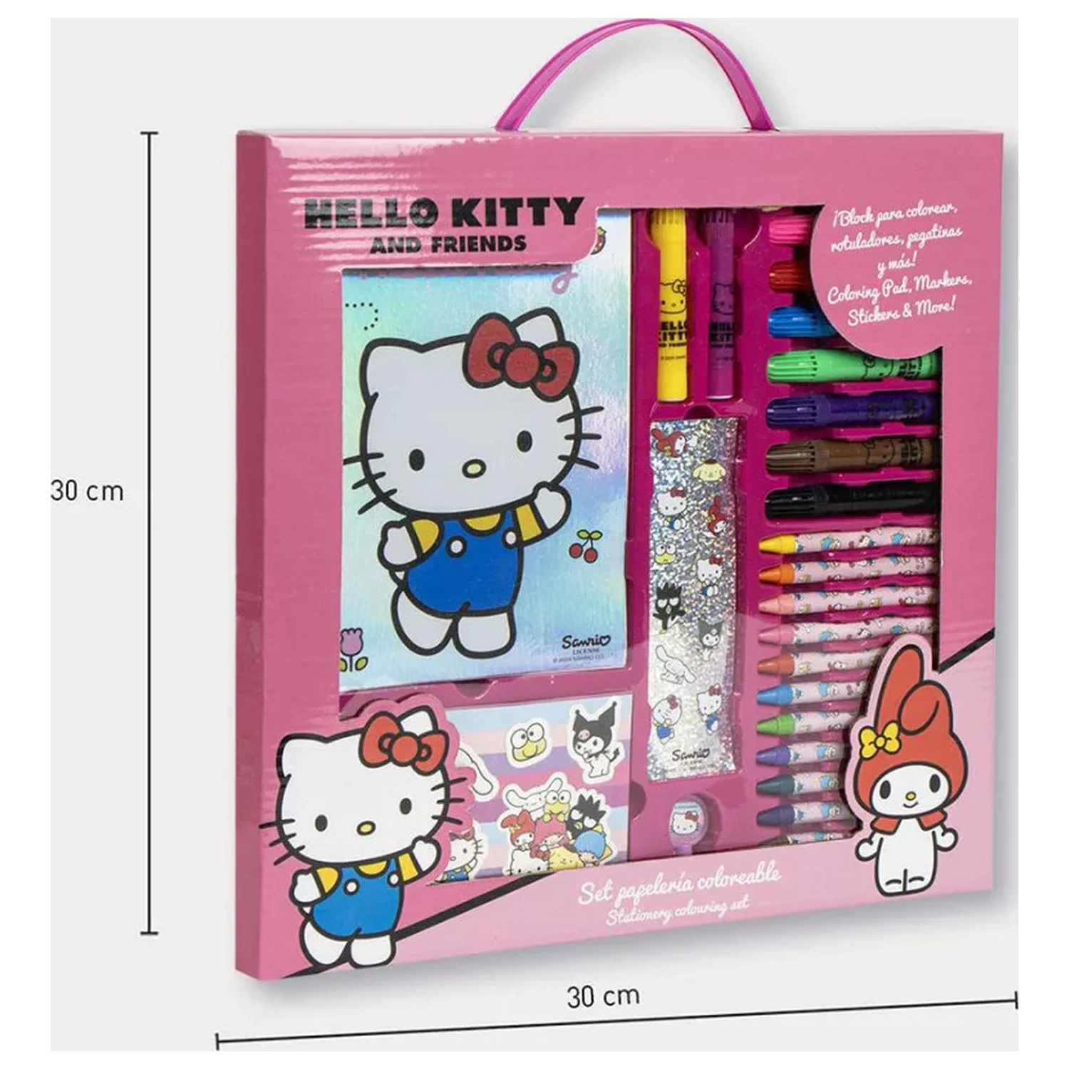 Hello Kitty colouring stationery set product photo