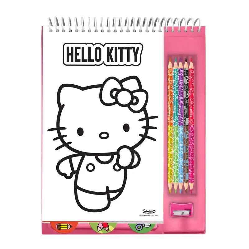 Hello Kitty pencil colouring set product photo