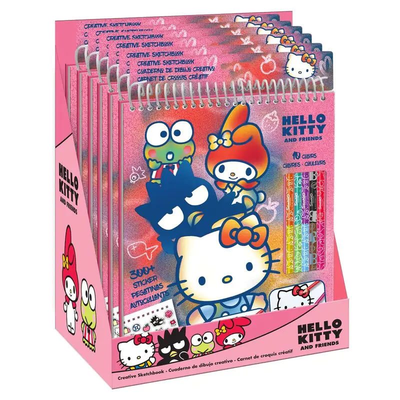 Hello Kitty pencil colouring set termékfotó