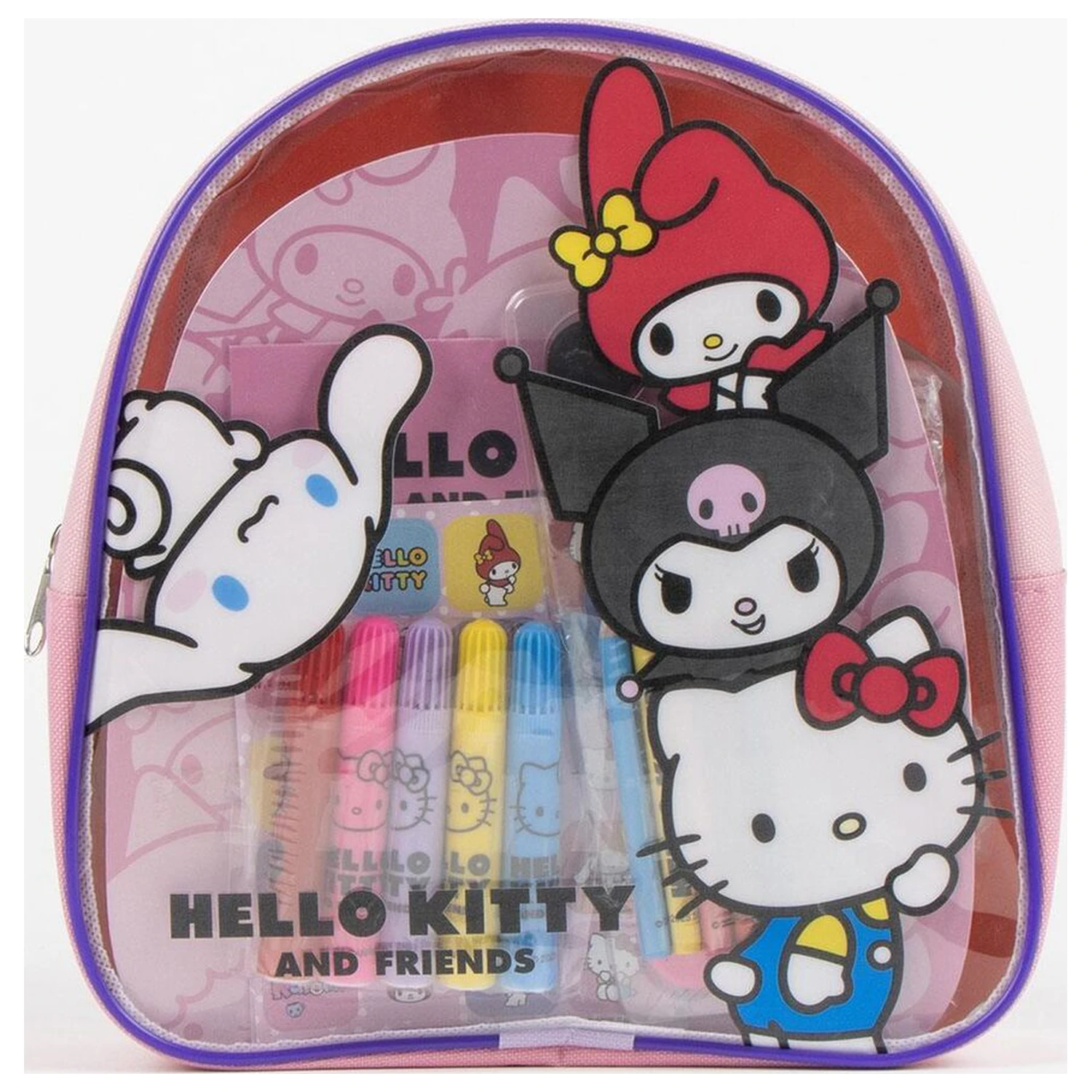 Hello Kitty backpack stationery set product photo
