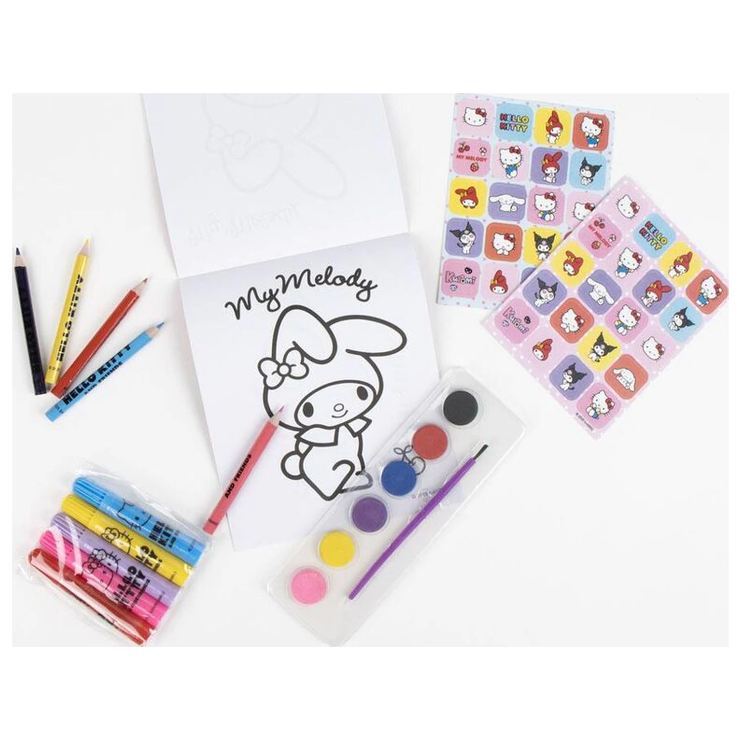 Hello Kitty backpack stationery set product photo