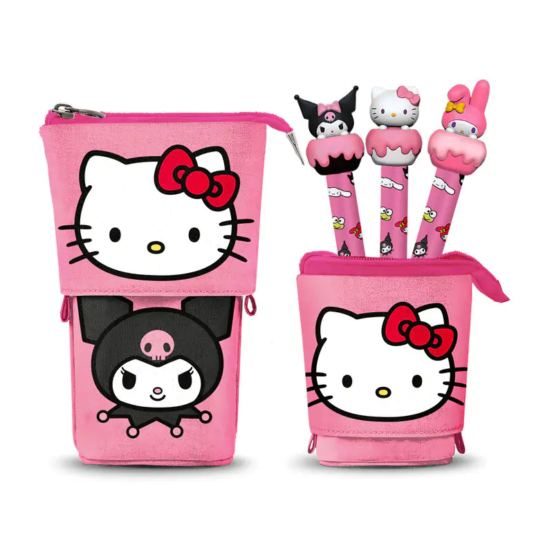 Hello Kitty Pencil case + pencil + pen product photo