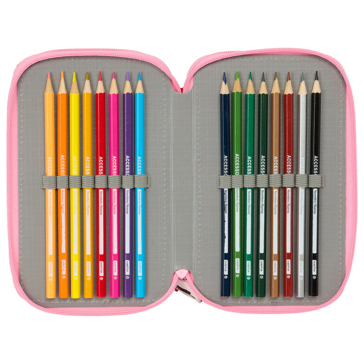 Hello Kitty triple pencil case 37pcs product photo