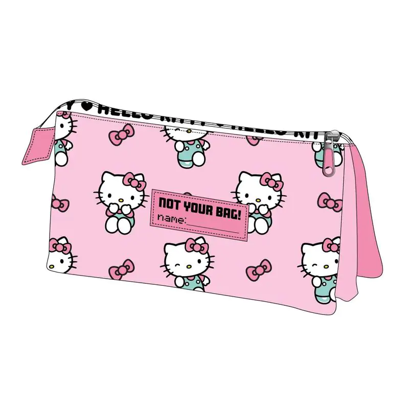 Hello Kitty triple pencil case product photo