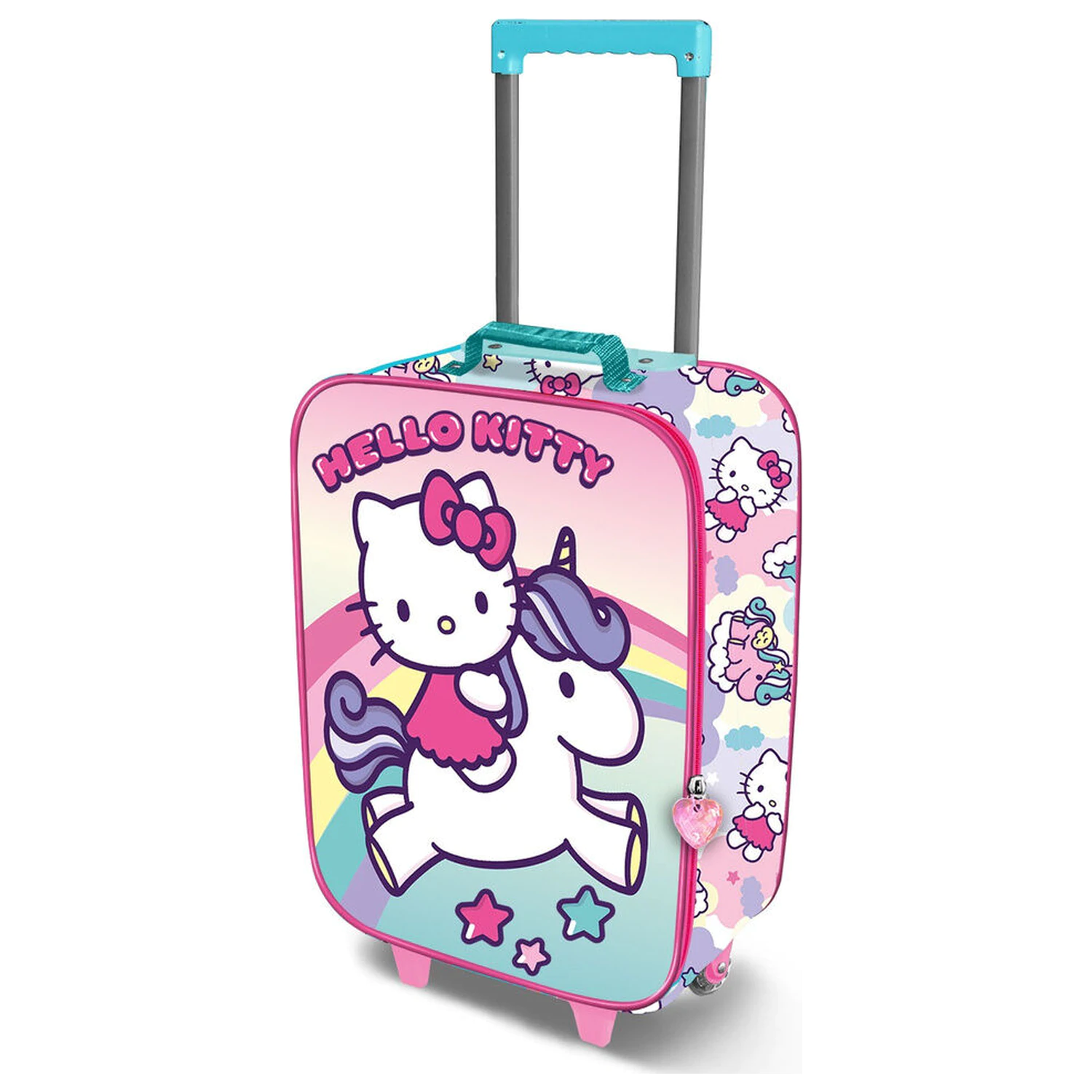 Hello Kitty Unicorn 3D trolley suitcase 46cm product photo