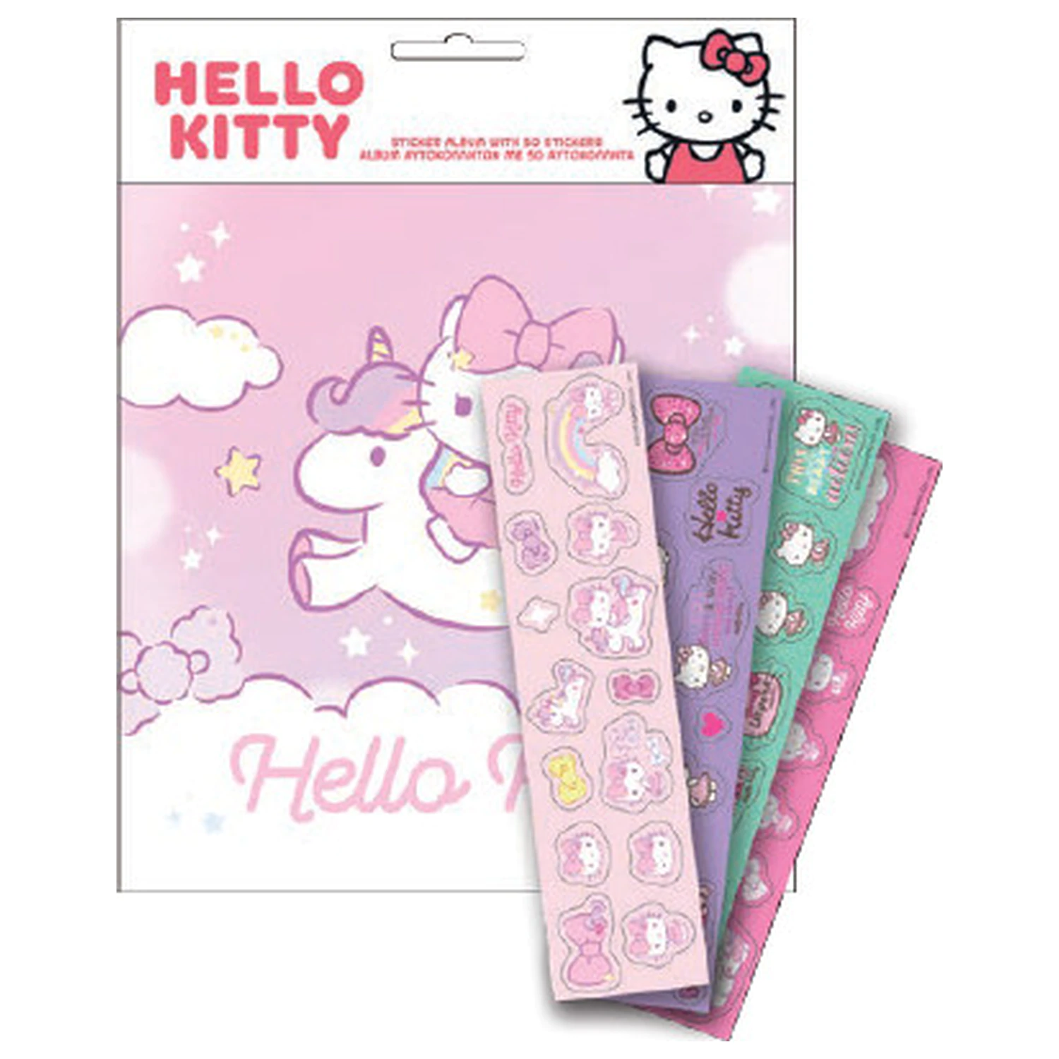 Hello Kitty Unicorn Sticker Album with 50 Stickers product photo