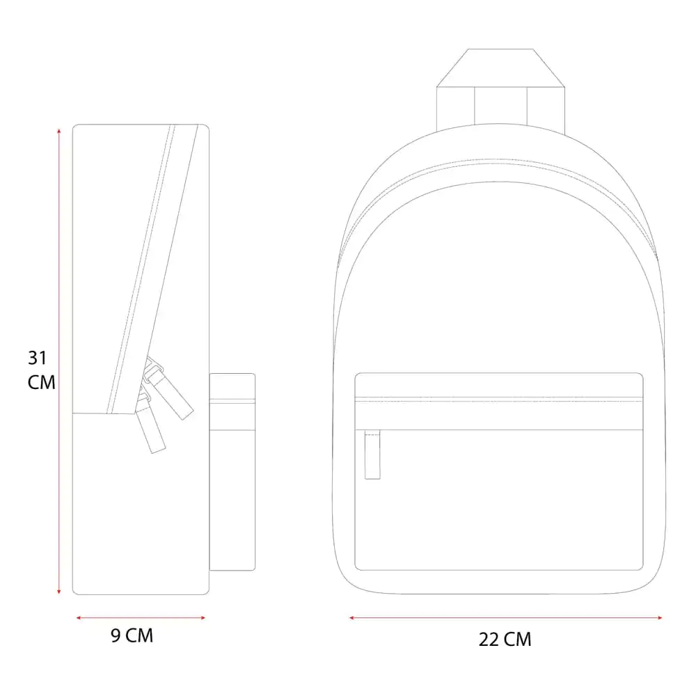 Hello Kitty Backpack We Meet Again 31 cm product photo