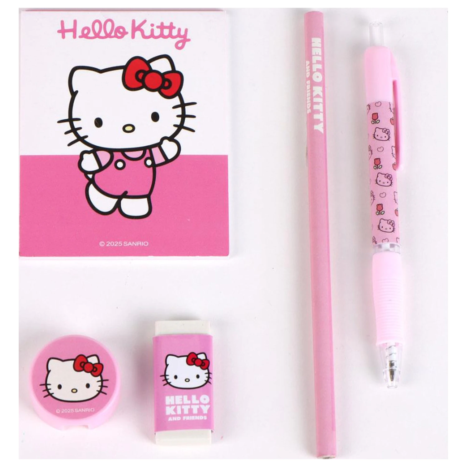 Hello Kitty White plush pencil case product photo