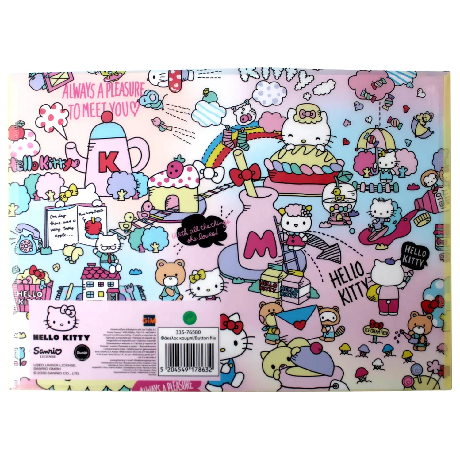 Hello Kitty World A/4 document sleeve product photo