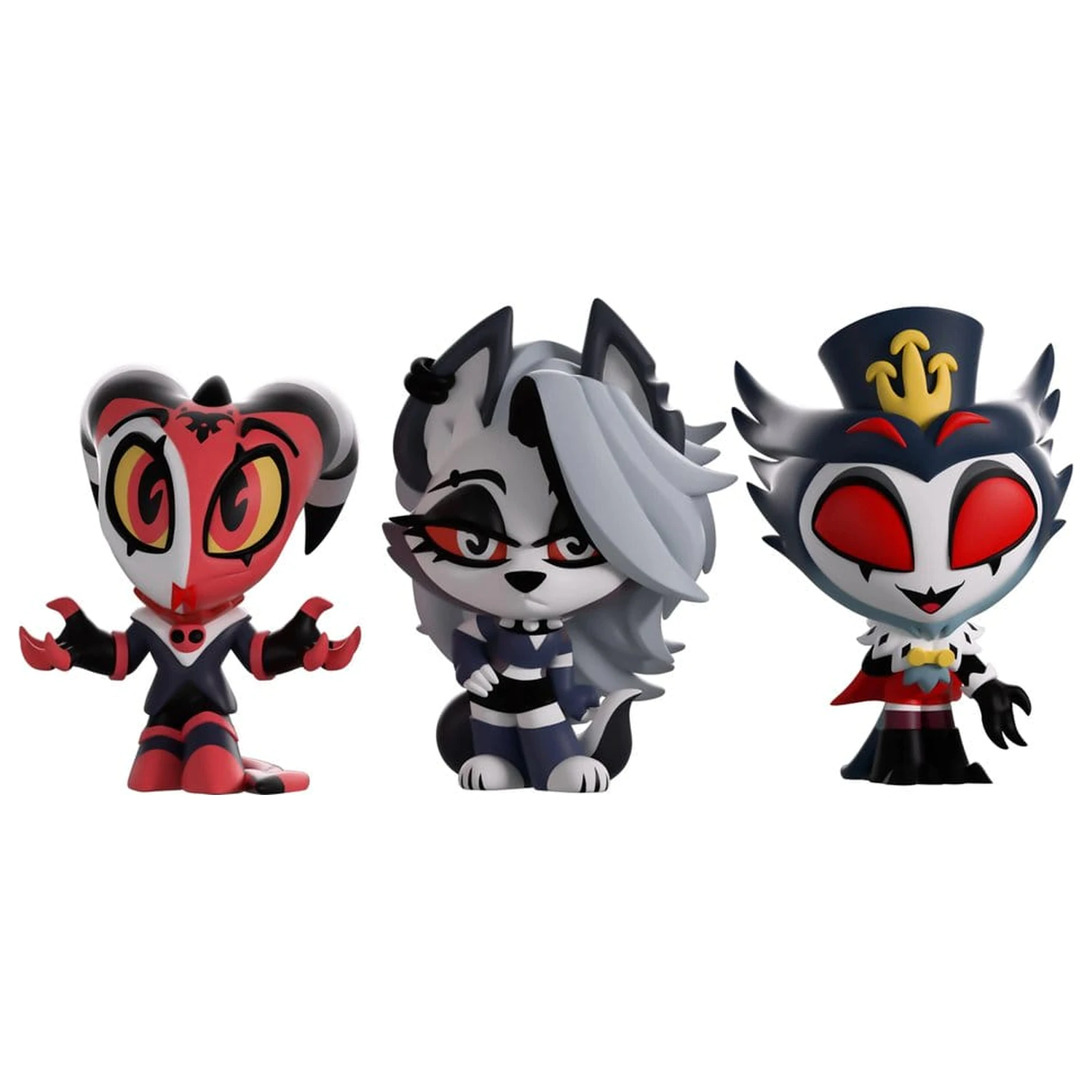 Helluva Boss Mini Tooz Mini Figures 3-Pack Blitzo, Loona & Stolas product photo
