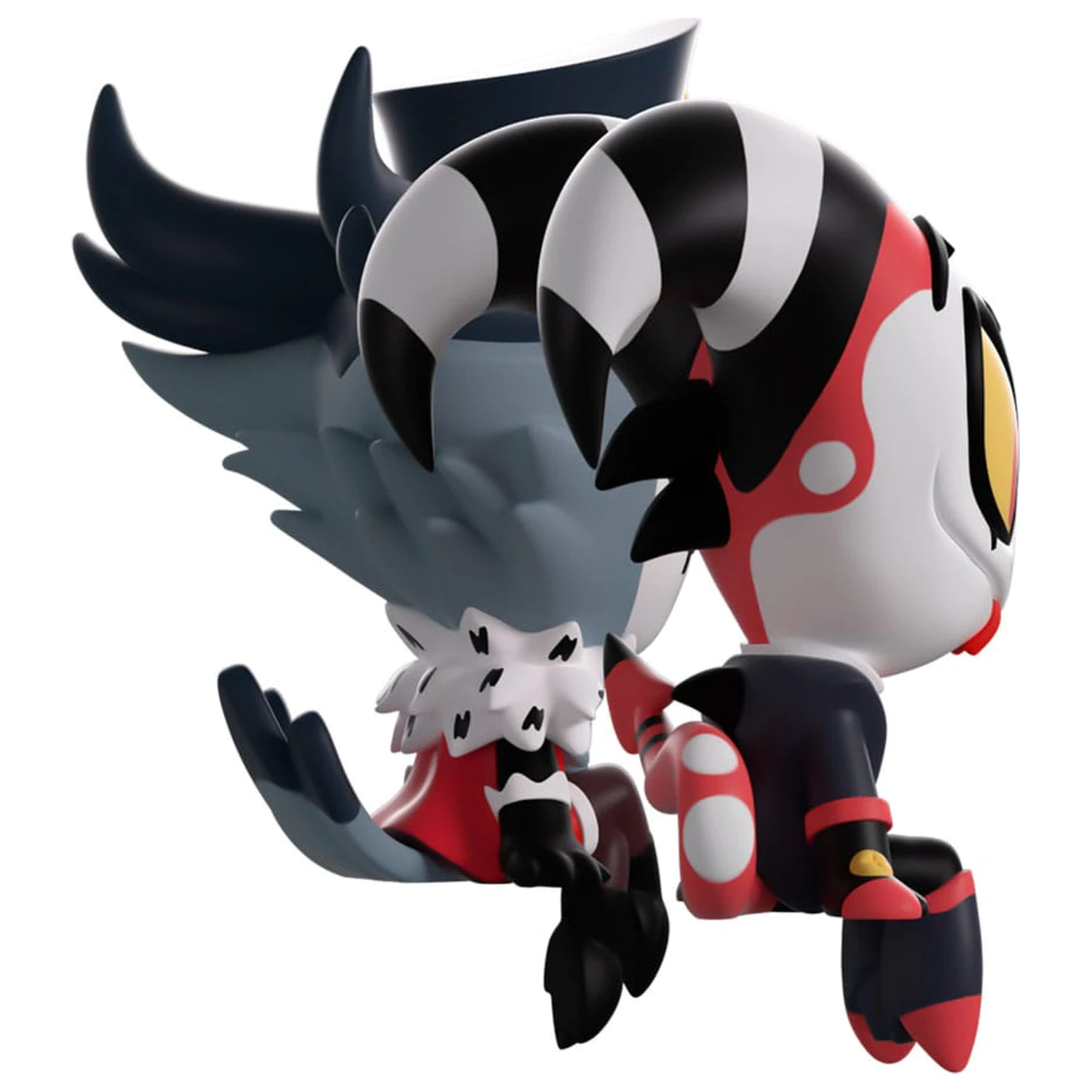 Helluva Boss Vinyl Figures Blitzo & Stolas Monitor Buddiez             product photo
