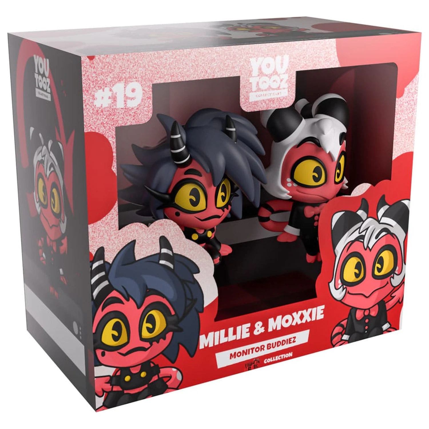 Helluva Boss Vinyl Figures Millie & Moxxie Monitor Buddiez              product photo