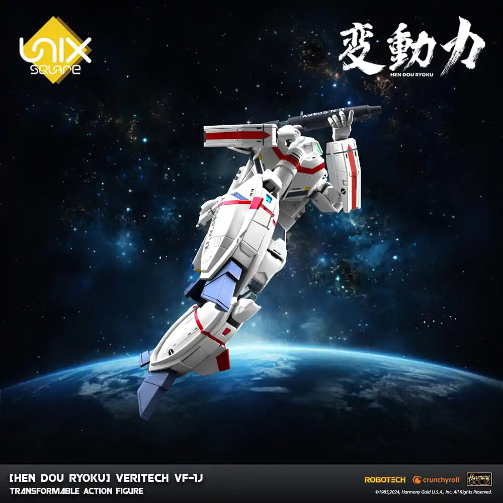 Hen Dou Ryoku Veritech Diecast Action Figure VF-1J 21 cm termékfotó