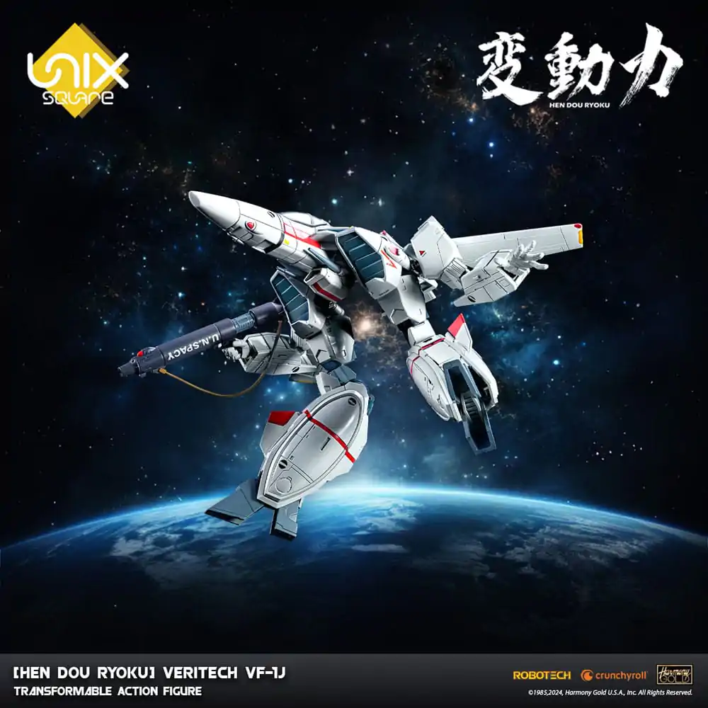 Hen Dou Ryoku Veritech Diecast Action Figure VF-1J 21 cm termékfotó