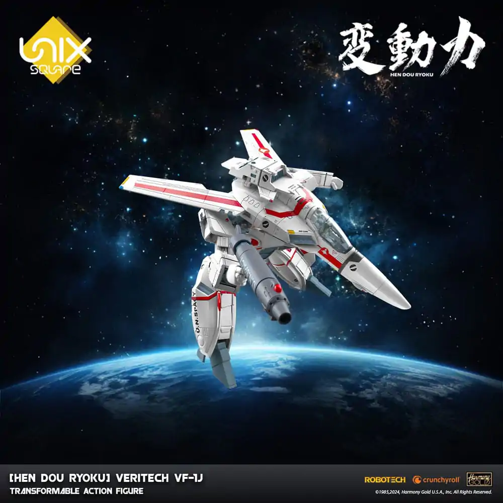 Hen Dou Ryoku Veritech Diecast Action Figure VF-1J 21 cm termékfotó