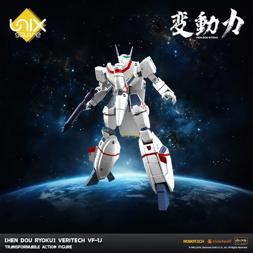 Hen Dou Ryoku Veritech Diecast Action Figure VF-1J 21 cm termékfotó