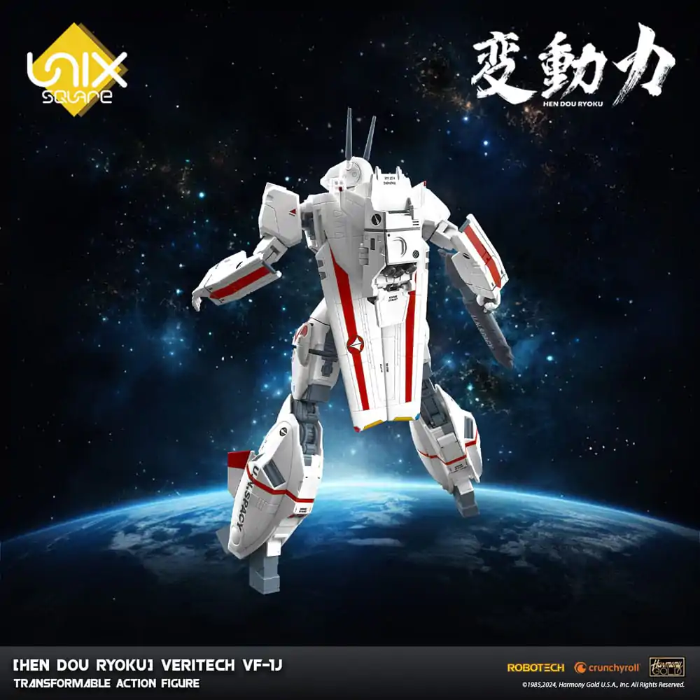 Hen Dou Ryoku Veritech Diecast Action Figure VF-1J 21 cm termékfotó