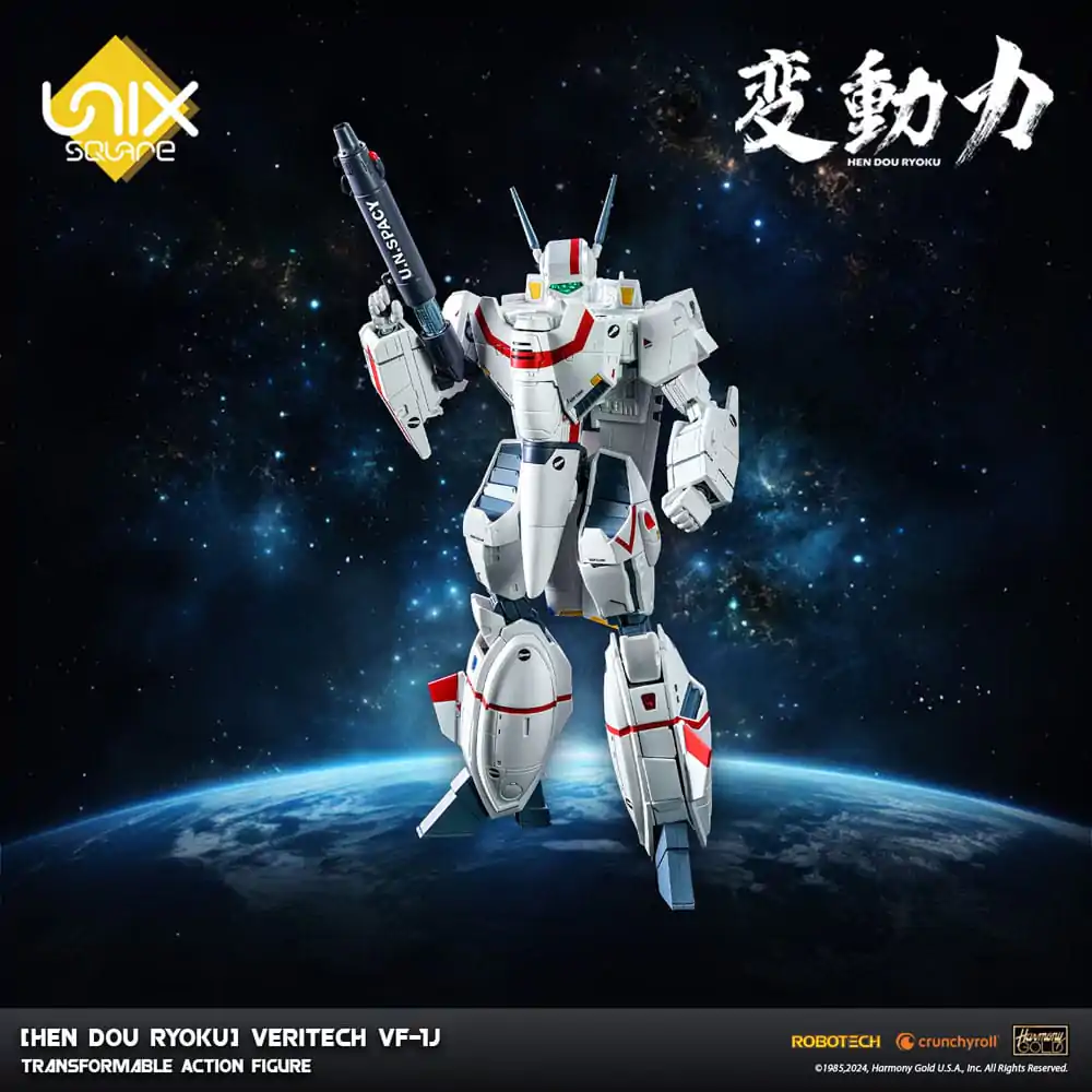 Hen Dou Ryoku Veritech Diecast Action Figure VF-1J 21 cm termékfotó