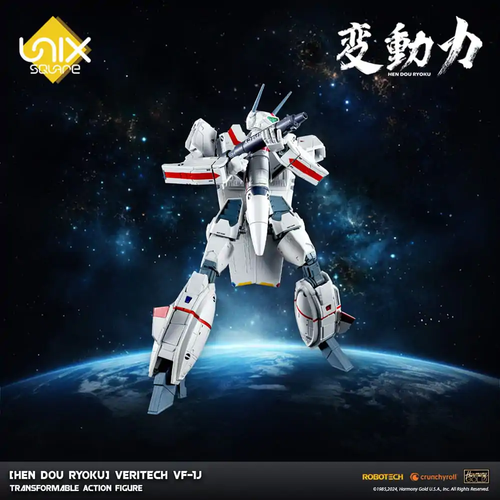 Hen Dou Ryoku Veritech Diecast Action Figure VF-1J 21 cm termékfotó