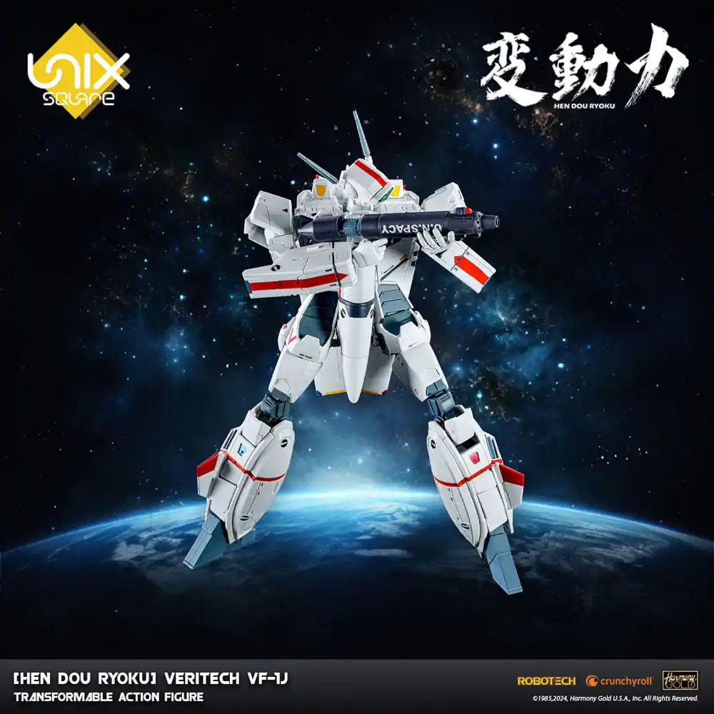 Hen Dou Ryoku Veritech Diecast Action Figure VF-1J 21 cm termékfotó