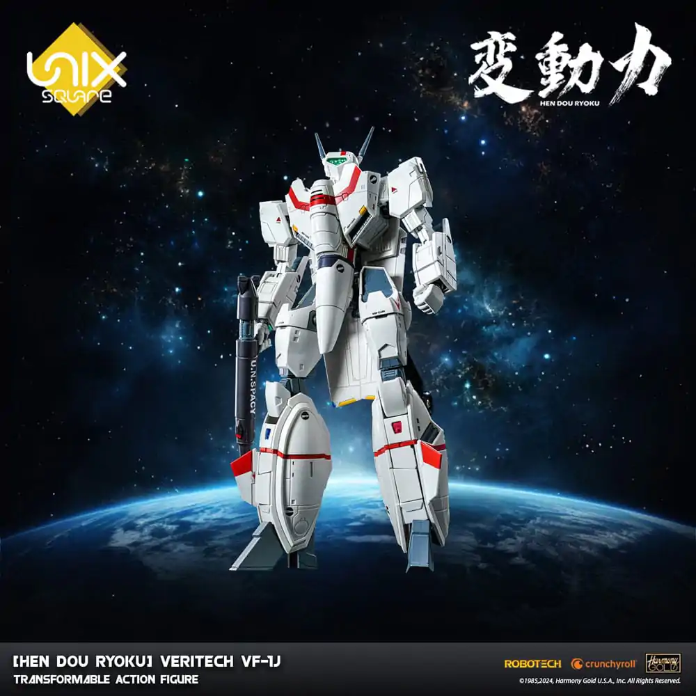 Hen Dou Ryoku Veritech Diecast Action Figure VF-1J 21 cm termékfotó