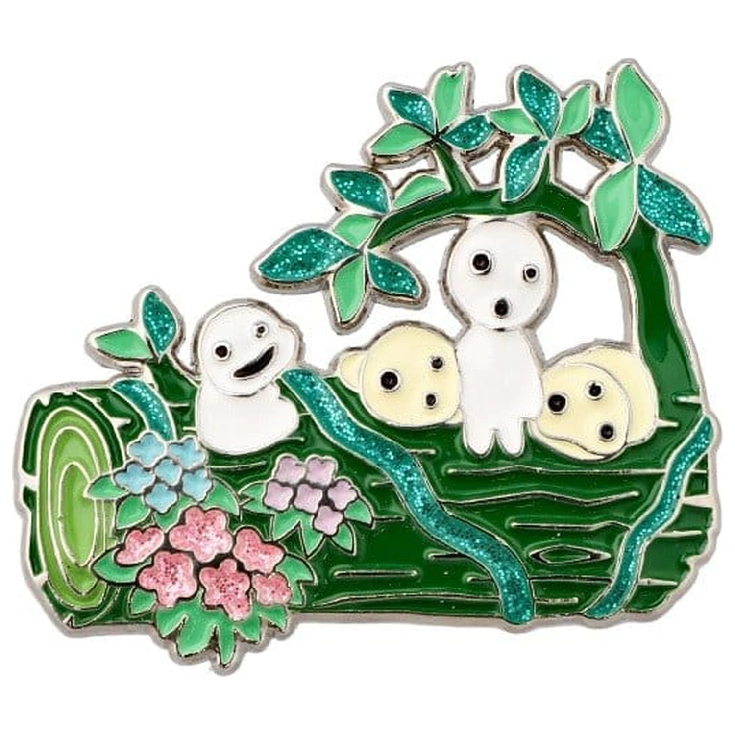 Princess Mononoke Metal Brooch Kodama product photo
