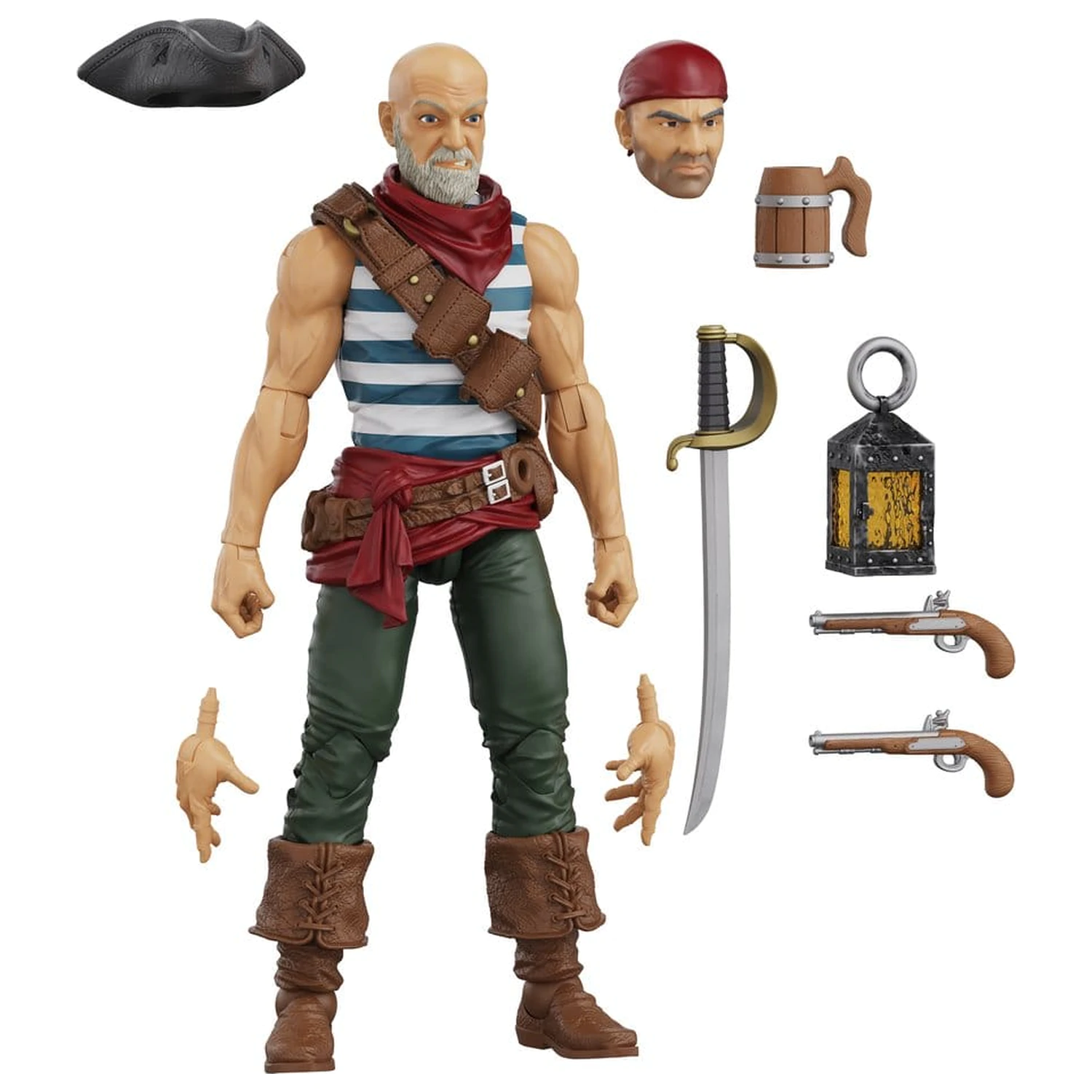 Hero H.A.C.K.S. Core Action Figure 1/18 Heroes and Villains Wave 1 Daniel Wright: Pirate Quartermaster product photo