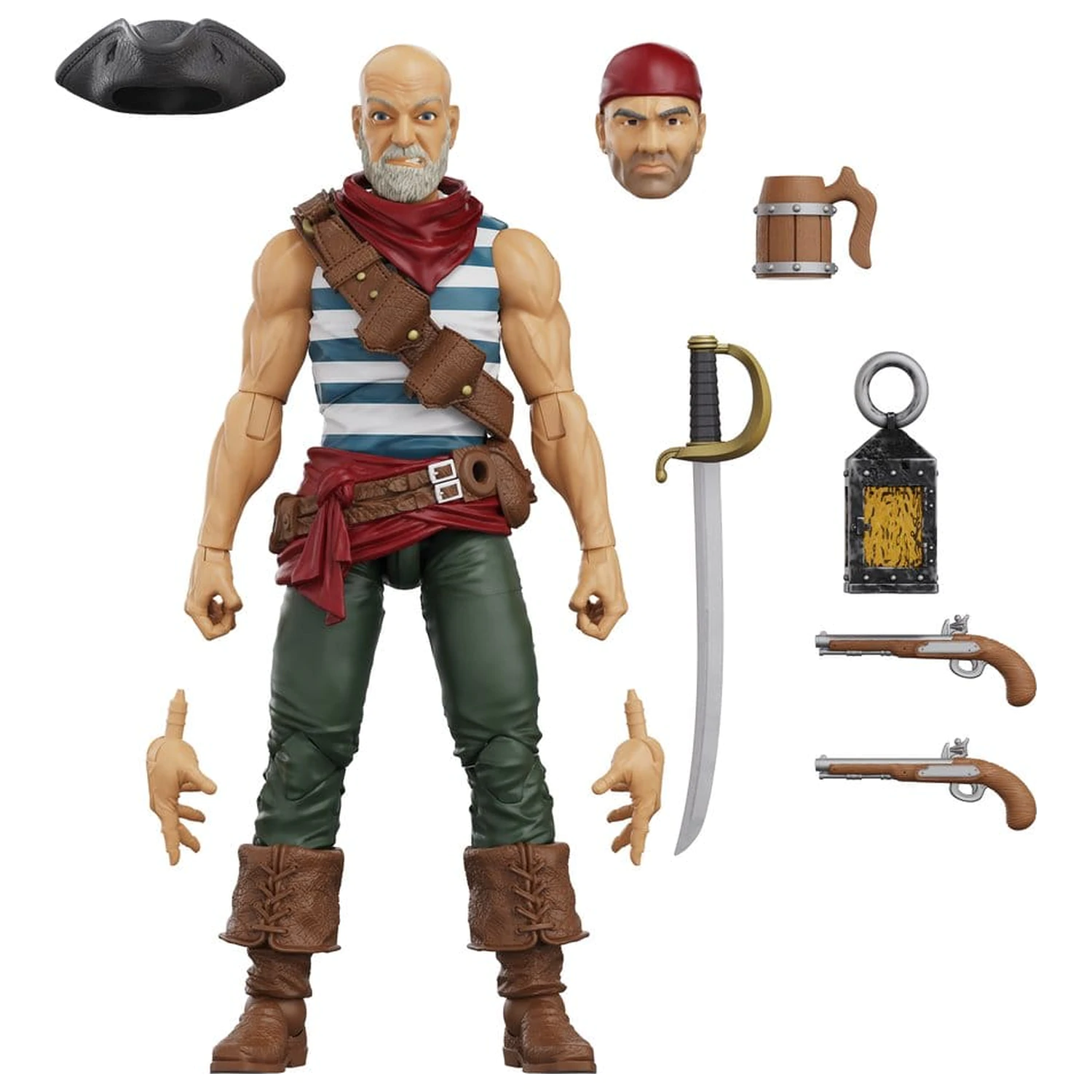 Hero H.A.C.K.S. Core Action Figure 1/18 Heroes and Villains Wave 1 Daniel Wright: Pirate Quartermaster product photo