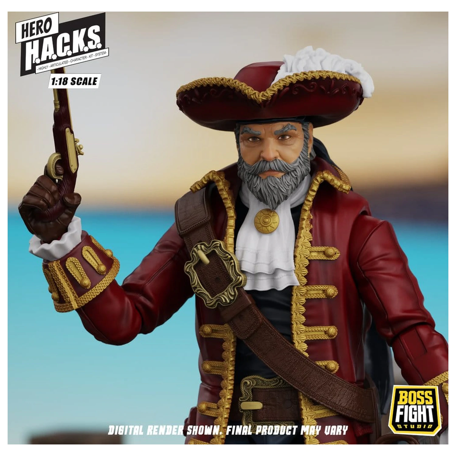 Hero H.A.C.K.S. Core Action Figure 1/18 Heroes and Villains Wave 1 John Bradford: Captain of the Temporal Voyager product photo