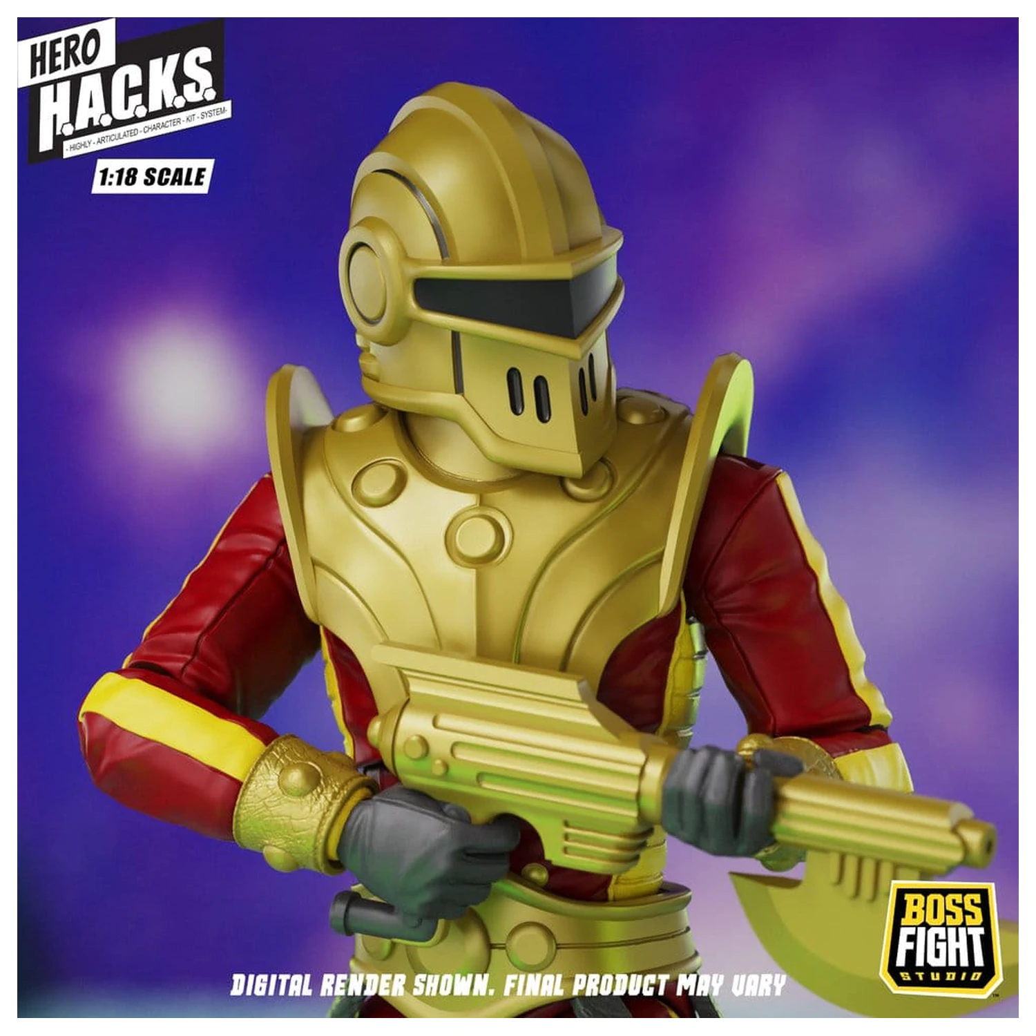 Hero H.A.C.K.S. Core Action Figure 1/18 Heroes and Villains Wave 1 Stellar Guard: Cosmic Defender of Accord product photo