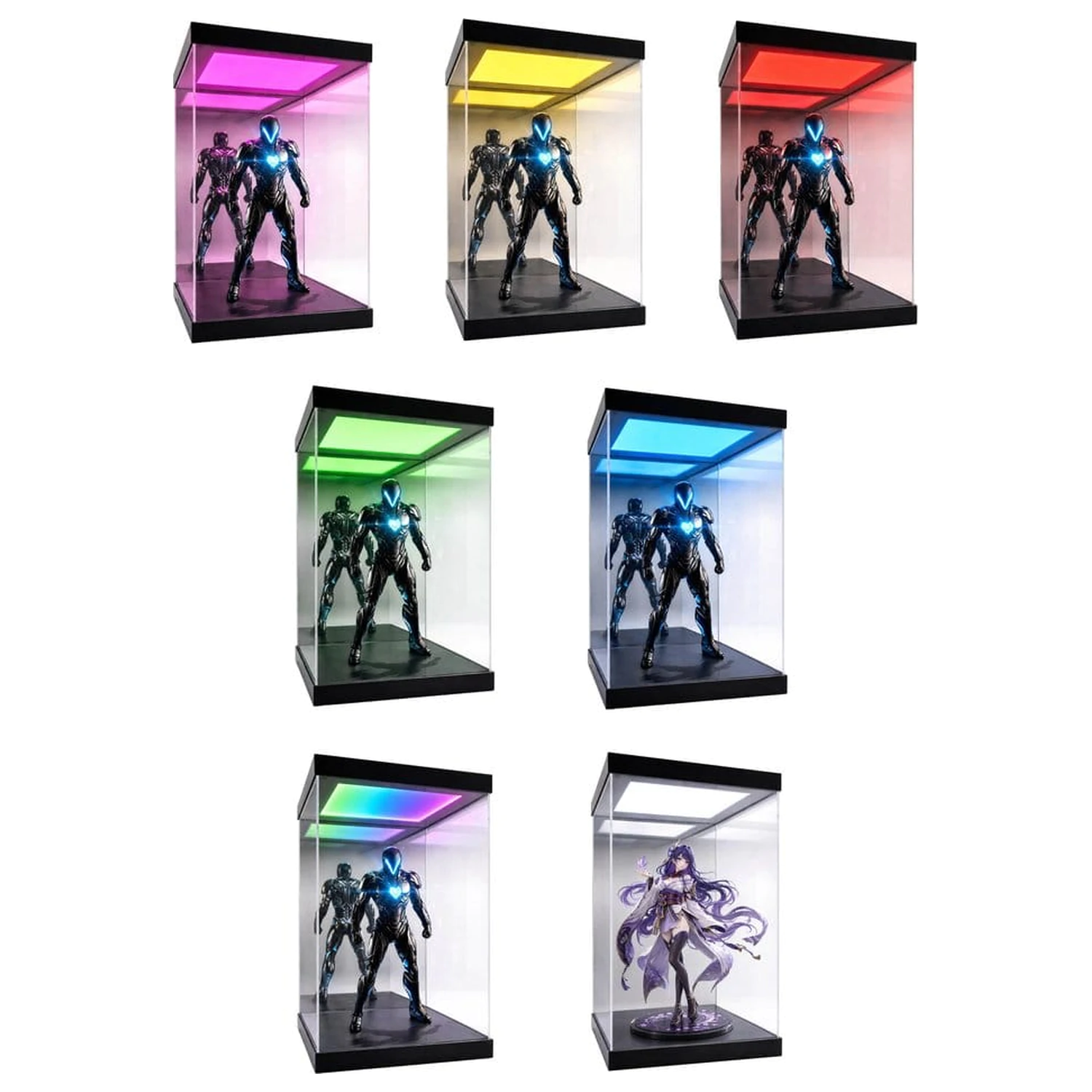 Hero Stage Shine and Slide Acrylic 1/6 Figure Display Case product photo