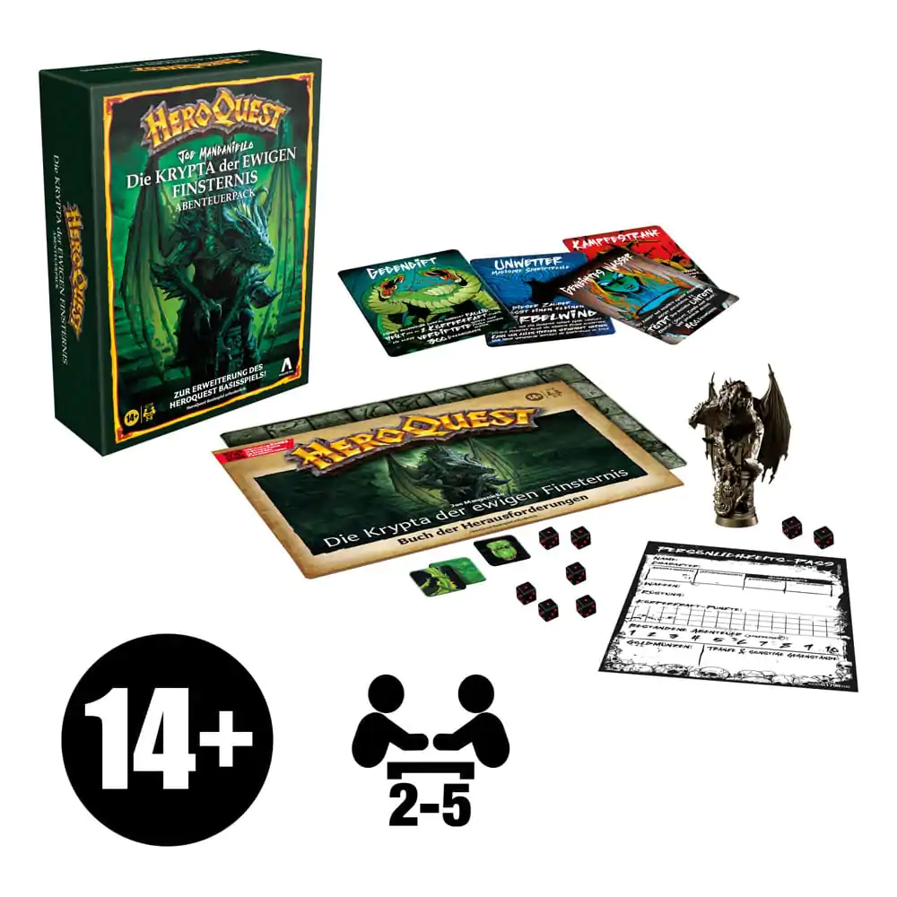 HeroQuest Board Game Expansion Die Krypta der ewigen Finsternis Quest Pack *German Version* product photo