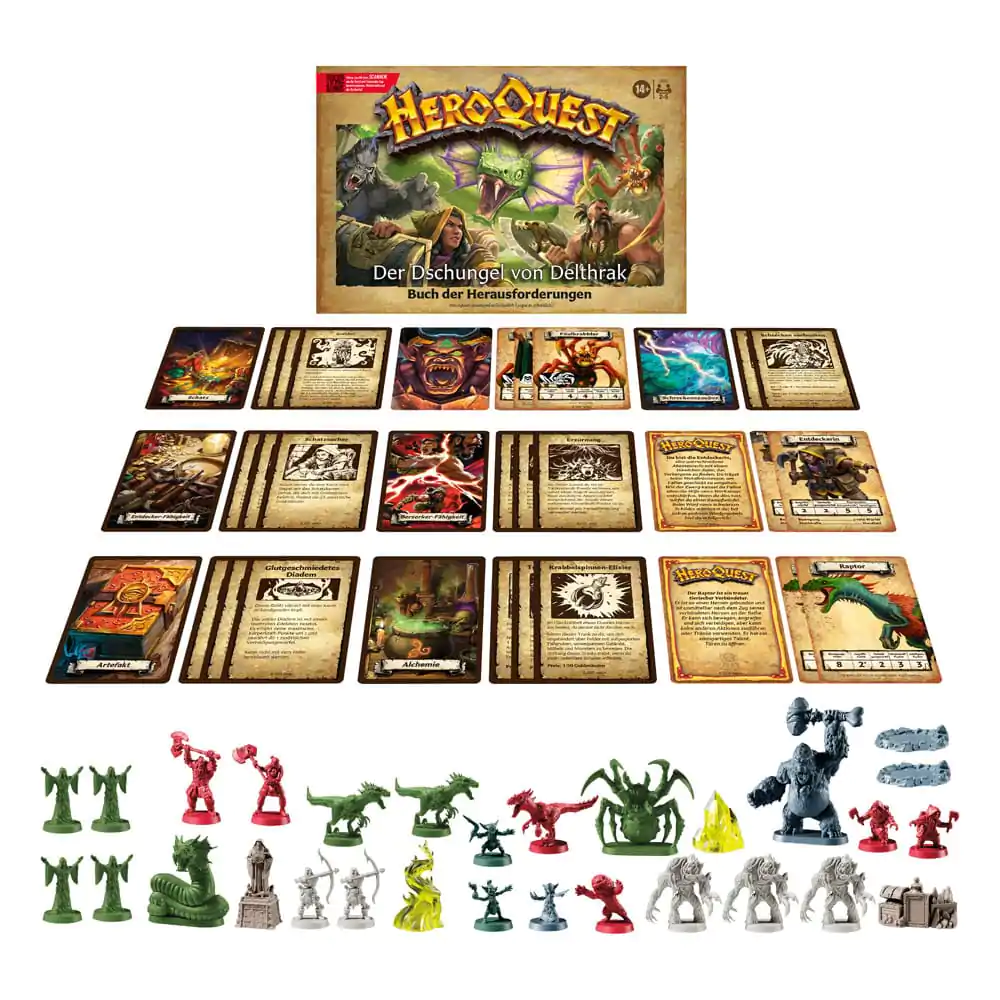 HeroQuest Board Game Expansion Der Dschungel von Delthrak Quest Pack *German Version* product photo