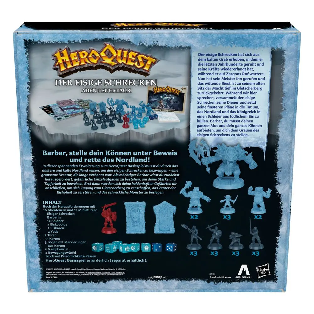 HeroQuest Board Game Expansion Der eisige Schrecken Quest Pack german termékfotó