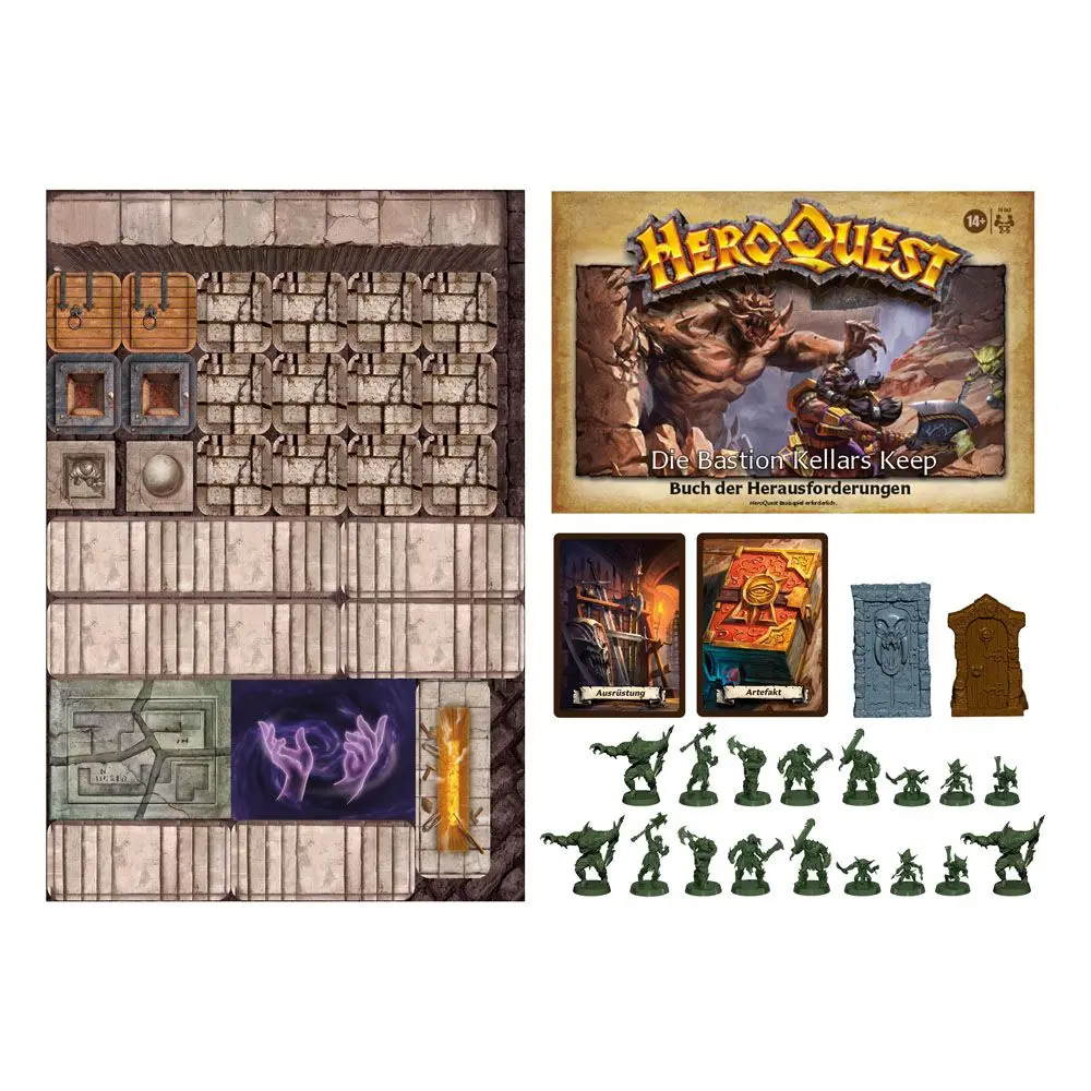 HeroQuest Board Game Expansion HeroQuest Die Bastion Kellars Keep Quest Pack german product photo