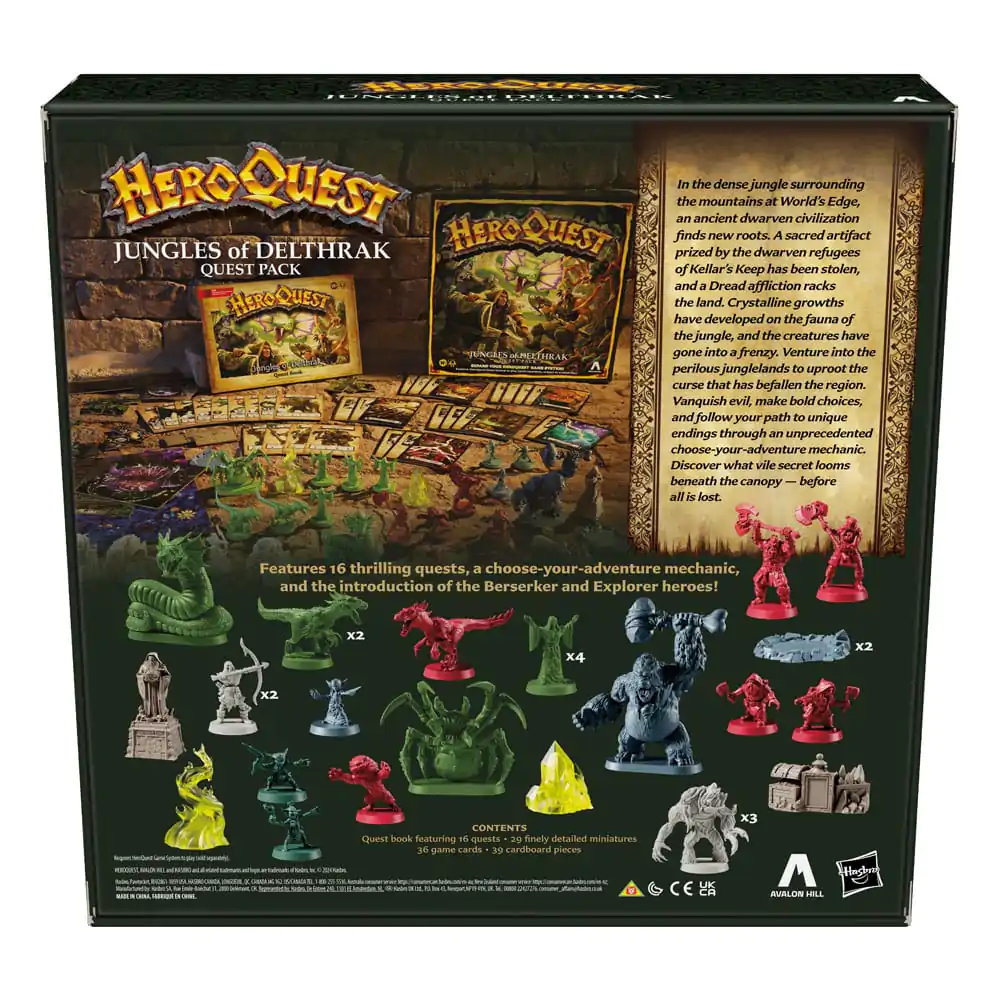 HeroQuest Board Game Expansion Jungles of Delthrak Quest Pack *English Version* termékfotó