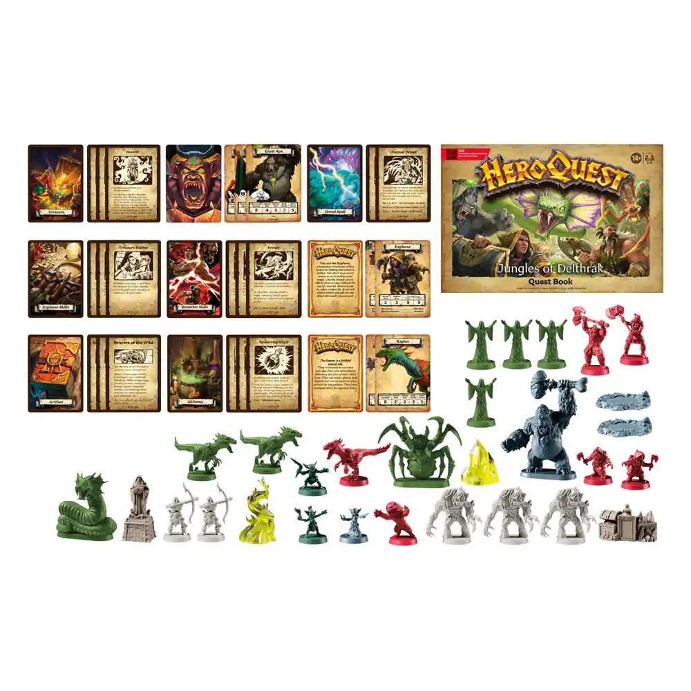 HeroQuest Board Game Expansion Jungles of Delthrak Quest Pack *English Version* termékfotó
