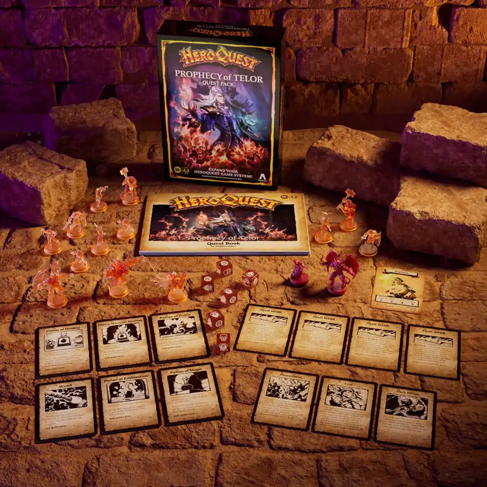 HeroQuest Board Game Expansion Prophecy of Telor Quest Pack *English Version* product photo