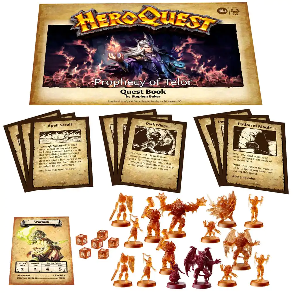 HeroQuest Board Game Expansion Prophecy of Telor Quest Pack *English Version* product photo