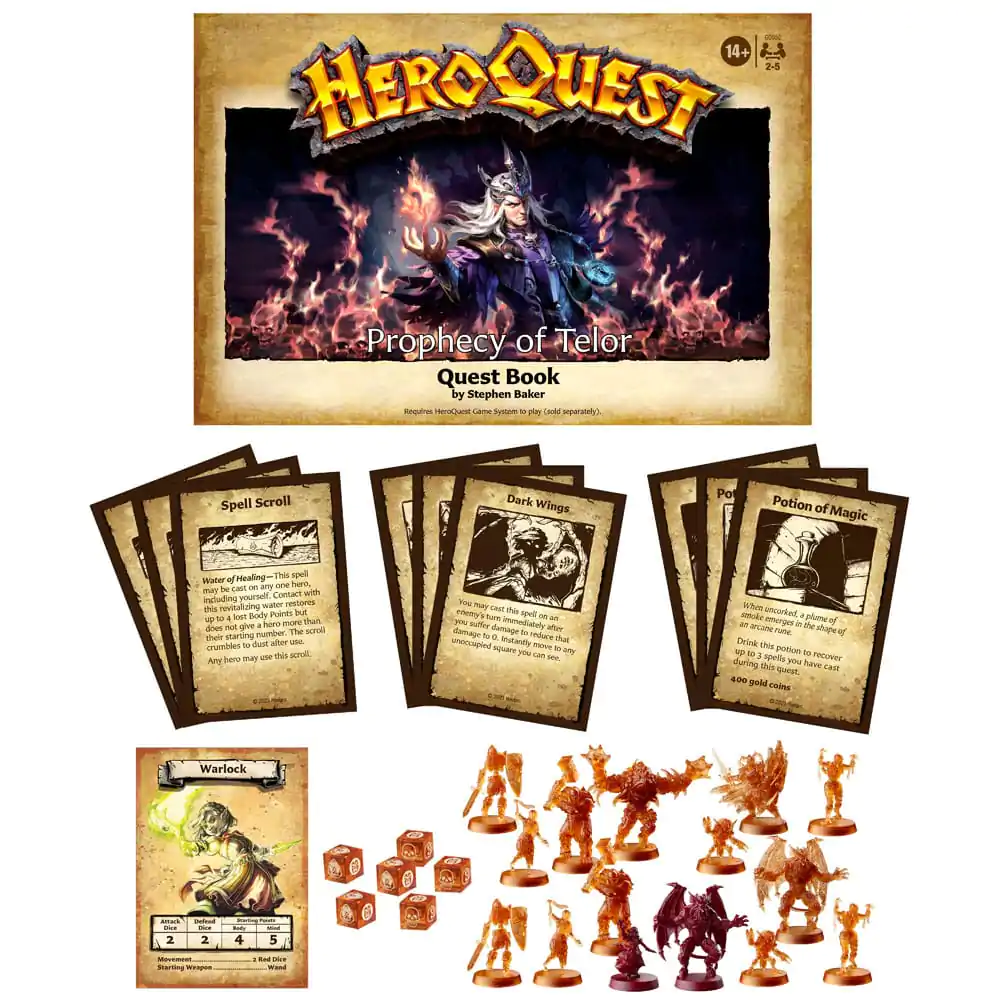 HeroQuest Board Game Expansion Prophecy of Telor Quest Pack *English Version* product photo