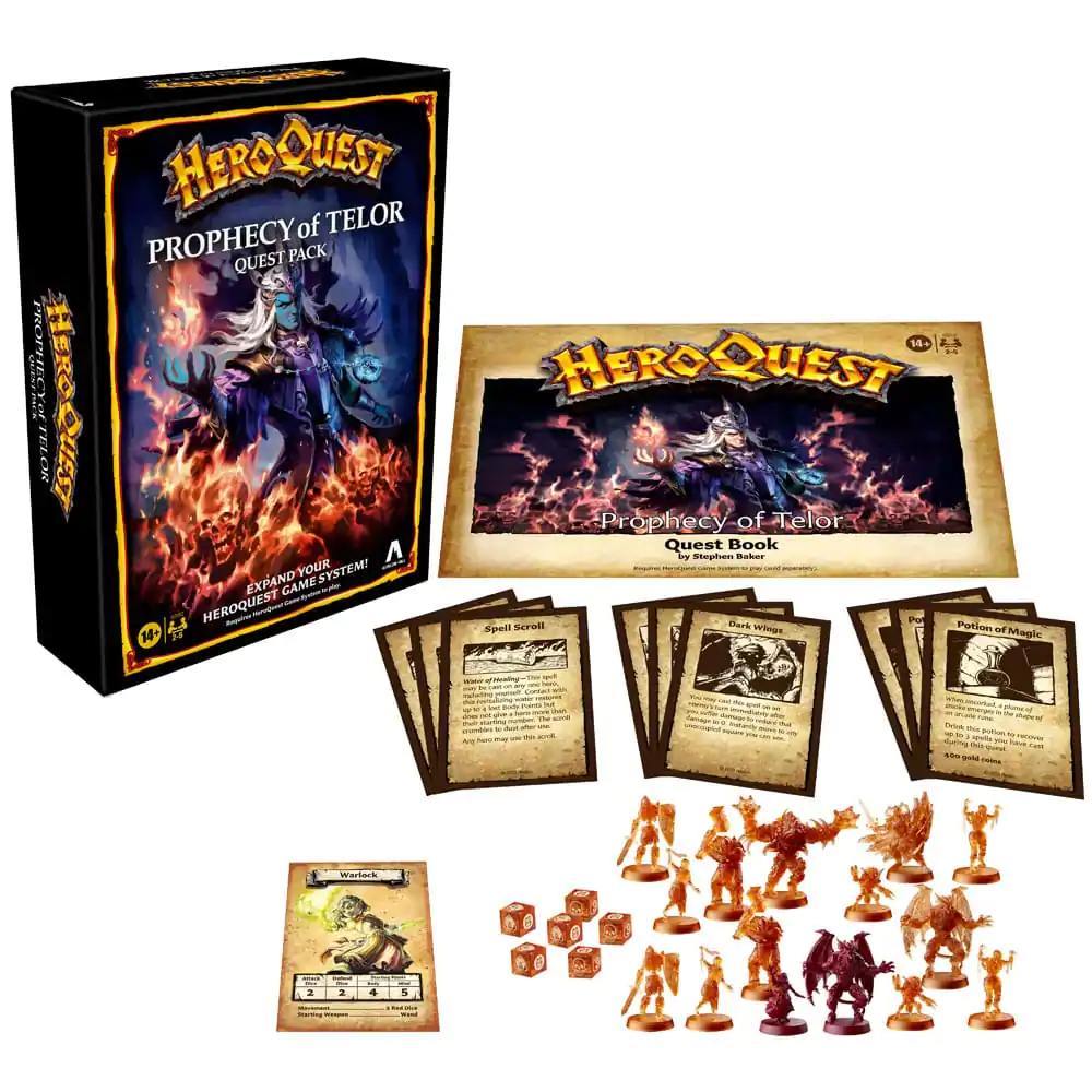 HeroQuest Board Game Expansion Prophecy of Telor Quest Pack *English Version* product photo