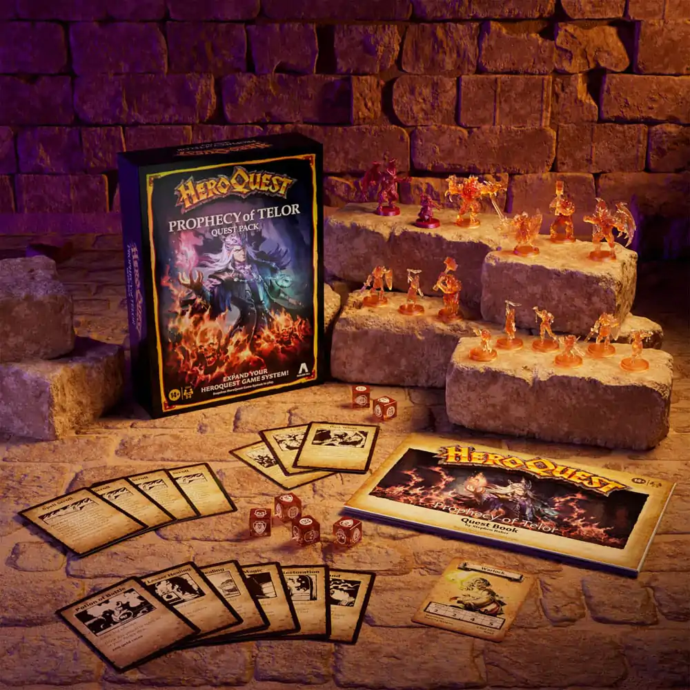 HeroQuest Board Game Expansion Prophecy of Telor Quest Pack *English Version* product photo