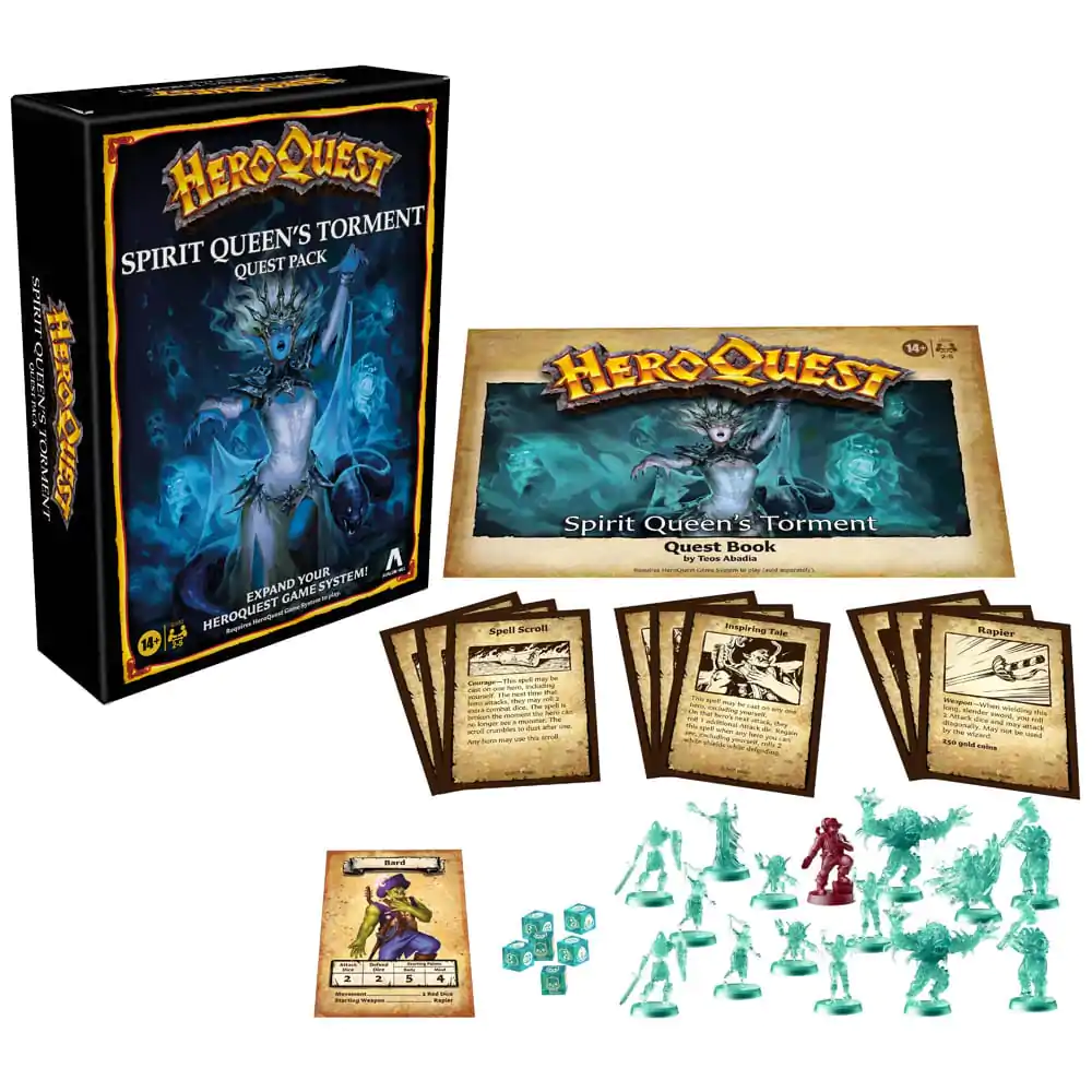 HeroQuest Board Game Expansion Spirit Queen&#039;s Torment Quest Pack *English Version* product photo