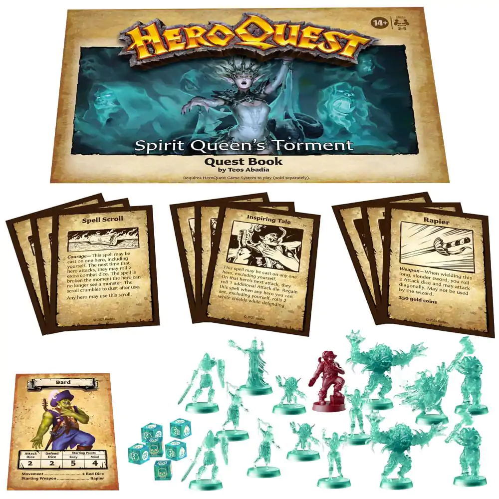 HeroQuest Board Game Expansion Spirit Queen&#039;s Torment Quest Pack *English Version* product photo