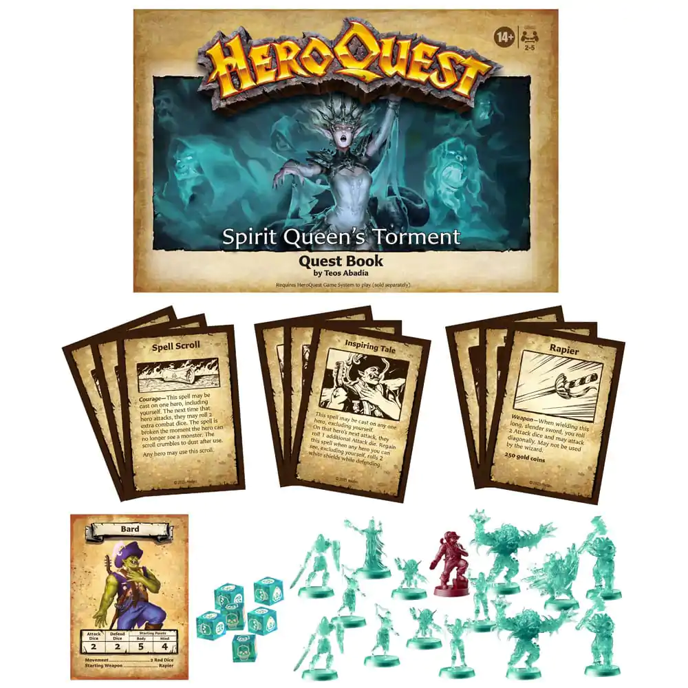 HeroQuest Board Game Expansion Spirit Queen&#039;s Torment Quest Pack *English Version* product photo