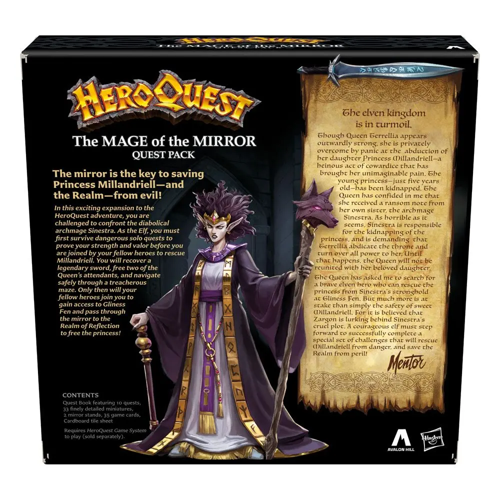 HeroQuest Board Game Expansion The Mage of the Mirror Quest Pack *English Version* product photo