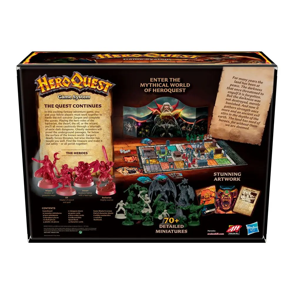 HeroQuest Board Game Game System english product photo