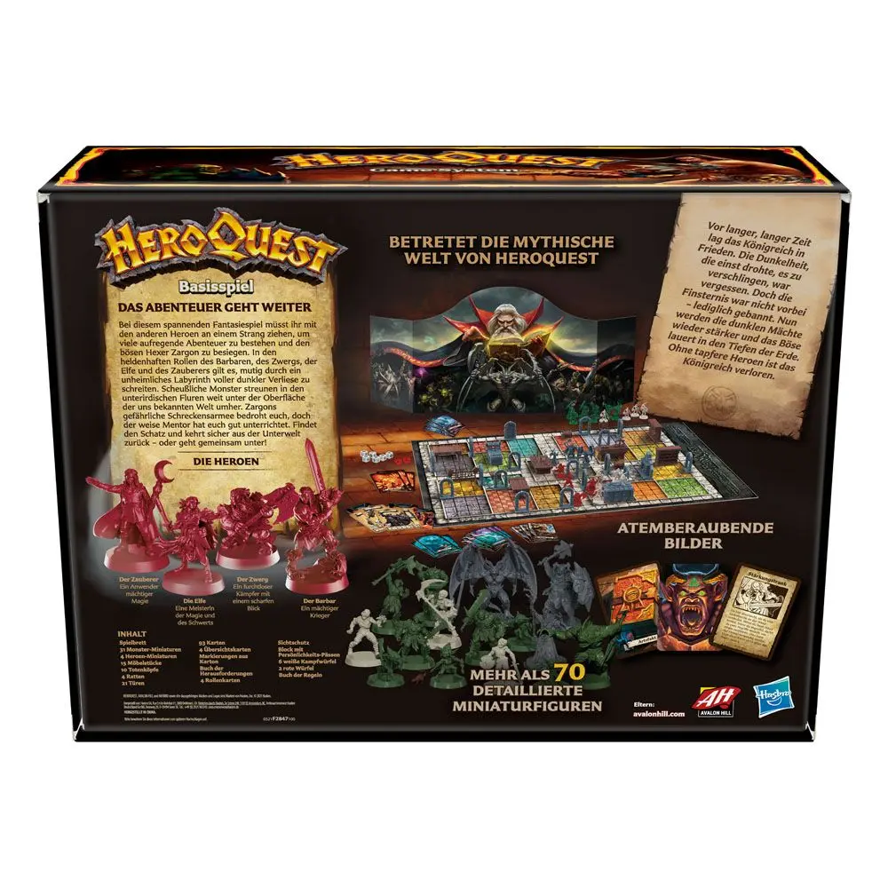HeroQuest Board Game Basisspiel german product photo