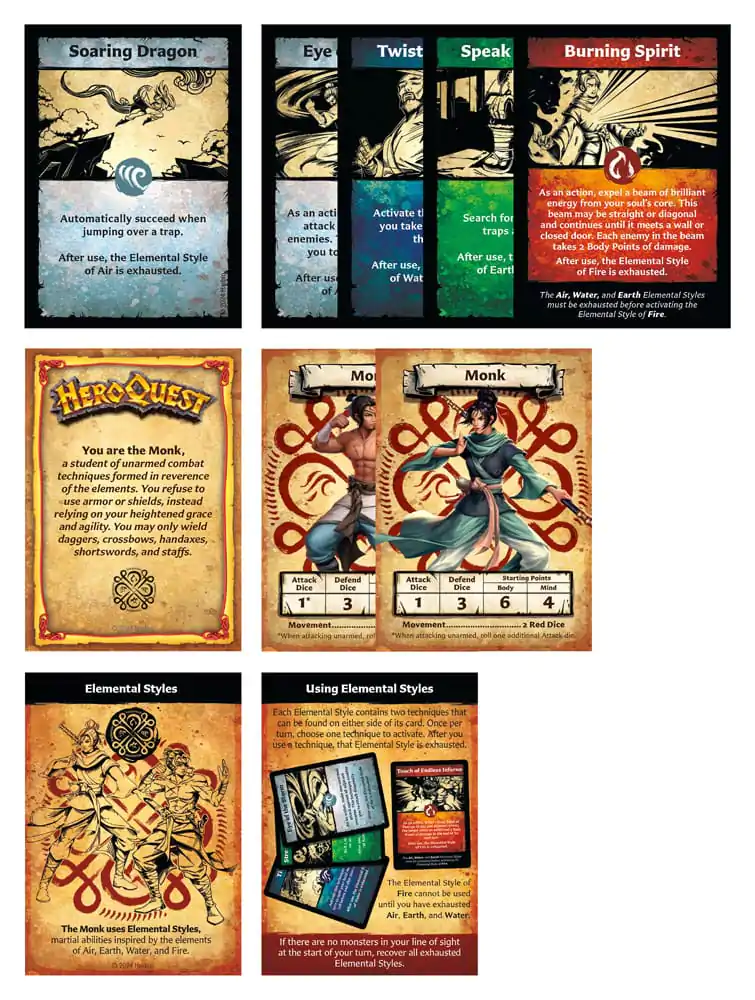 HeroQuest Hero Collection Miniatures Path of the Wandering Monk *English Version* product photo